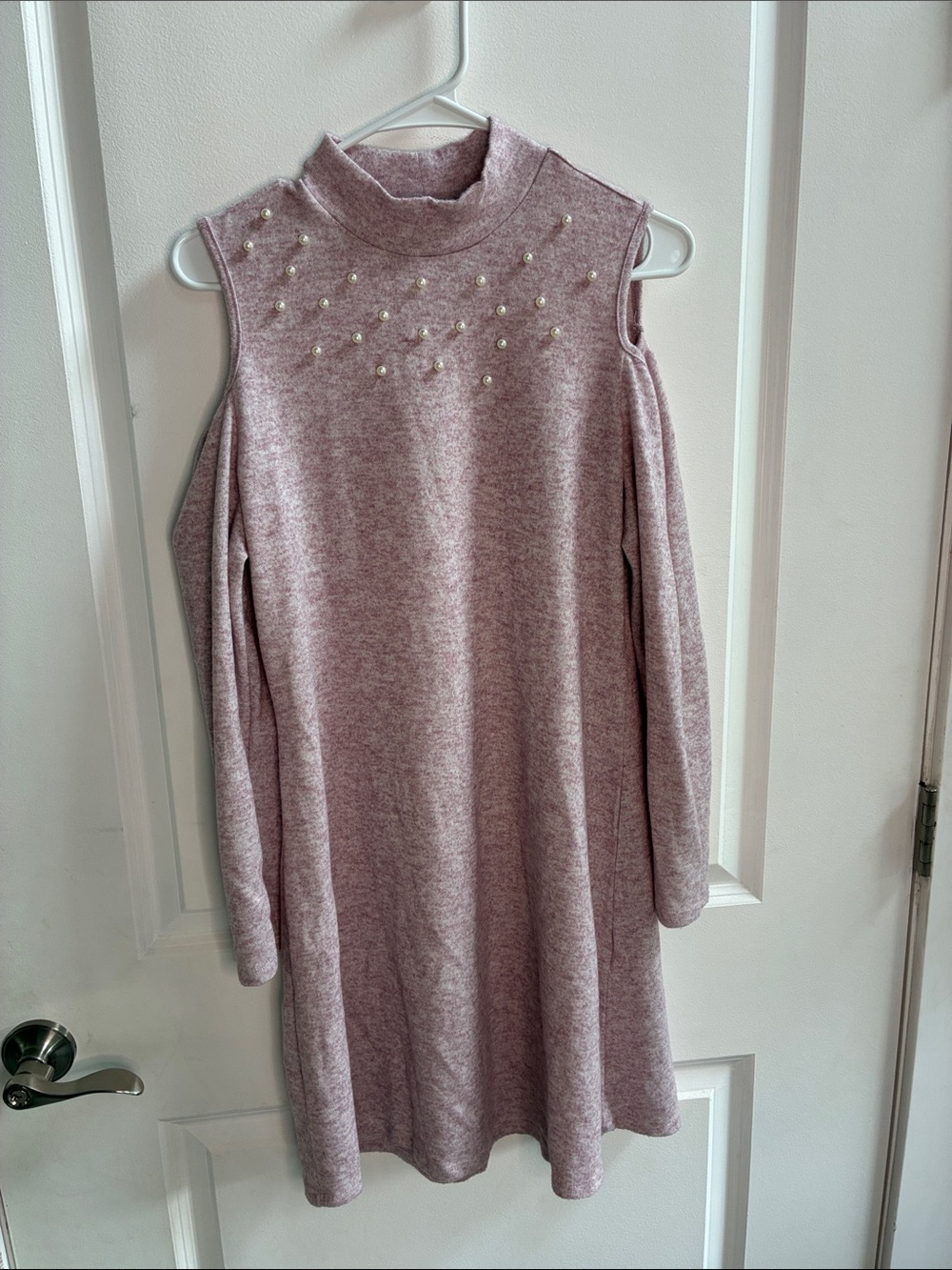 Alison Andrews Soft Blush Pink Knit Dress